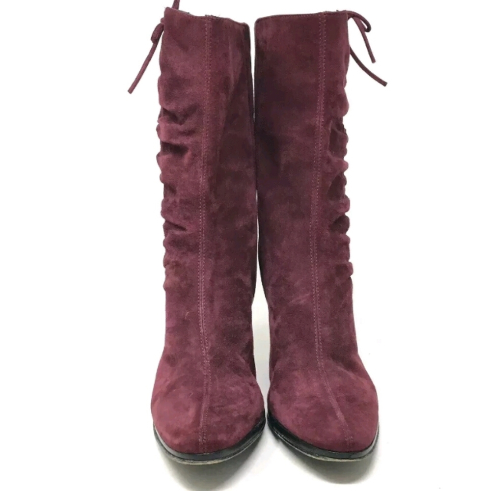 Barneys NY Berry Suede Boots 37 / 6 ITALY - Picture 3 of 8
